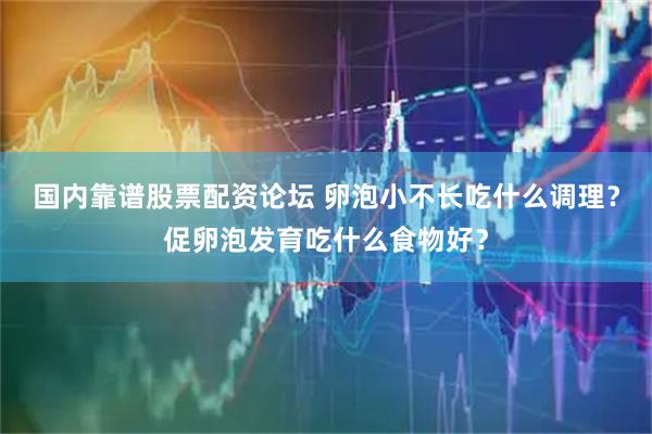 国内靠谱股票配资论坛 卵泡小不长吃什么调理？促卵泡发育吃什么食物好？
